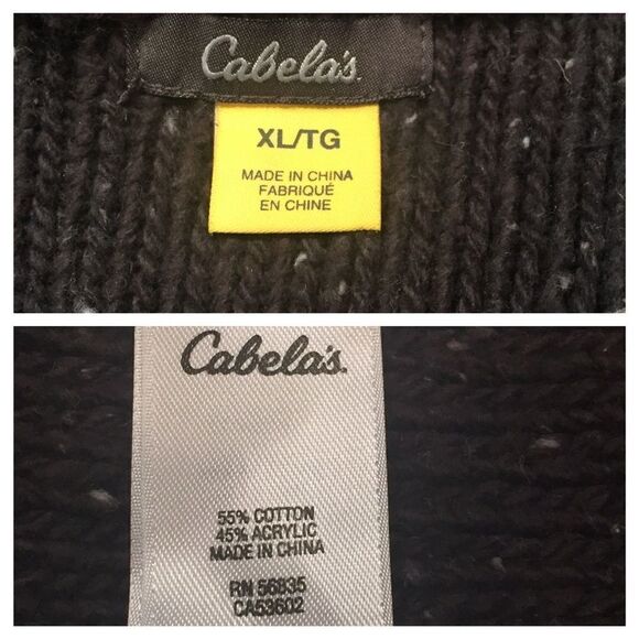 CABELA’S SPECKLED KNIT BUTTON FRONT CARDIG… - Picture 6 of 8